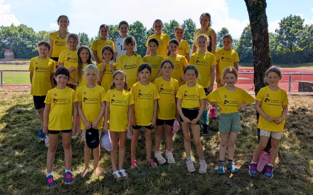TV Staufen beim Kinderleichtathletik-Teamwettbewerb in Teningen